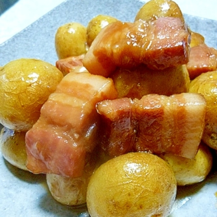新じゃがとベーコンのこってり煮 レシピ 作り方 By 遊星 楽天レシピ